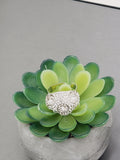 "Silver Splendor: An Exquisite Elegance Ring"