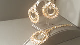 Very Stylish chandbali Tikka Earrings Set