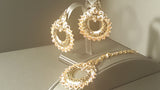 Very Stylish chandbali Tikka Earrings Set