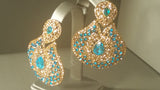 Lustrous Indian Bollywood Jadau Tikka Earrings set