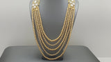 Elegant Indian Bollywood Jewellery Rani Har Necklace Set.