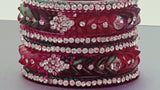 Exquisite Bollywood Party Wear Bangle (Kangan) Bracelets Set.