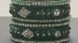 Very Beautiful Indian Bollywood Jewellery Party Wear Bangle (Kangan) Bracelets Set