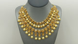 Stylish Indian Bollywood 3 Layer Choker Necklace Set.