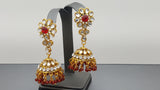Latest Indian Bollywood Wedding Red Choker Necklace Set