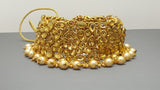 Indian Bollywood Bridal Gold And White Choker Necklace Set