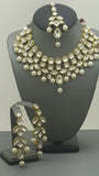 Designer Indian Bollywood Jewelry Choker Necklace Set.