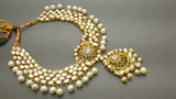 Beautiful High Quality Very Stylish Indian Bollywood Choker Necklace Set.