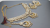 Beautiful Indian Bollywood Kundan Choker Necklace Set.