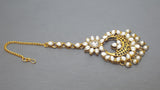 Beautiful Indian Bollywood Kundan Choker Necklace Set.