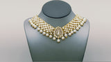 Indian Bollywood Kundan Choker Necklace Set.