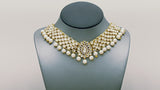 Indian Bollywood Kundan Choker Necklace Set.