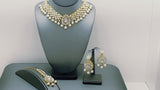 Indian Bollywood Kundan Choker Necklace Set.