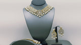 Indian Bollywood Kundan Choker Necklace Set.