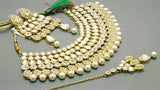 Exclusive stylish Indian Bollywood Choker Necklace Set.