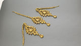 Very Trendy Indian Bollywood Jewellery Kundan Rhinestone Choker Necklace set.