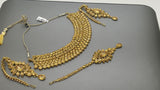 Very Trendy Indian Bollywood Jewellery Kundan Rhinestone Choker Necklace set.