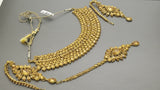 Very Trendy Indian Bollywood Jewellery Kundan Rhinestone Choker Necklace set.