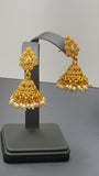 Beautiful Indian Bollywood Jewellery Kundan Pearl Choker Necklace Set.