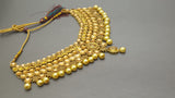Exclusive Indian Bollywood Jewellery Kundan Pearl Choker Necklace Set.
