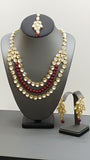 Elegant High Quality Latest Collection Indian Bollywood Graceful Kundan Polki, Pearls Rani Har.