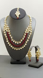 Elegant High Quality Latest Collection Indian Bollywood Graceful Kundan Polki, Pearls Rani Har.