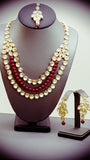 Elegant High Quality Latest Collection Indian Bollywood Graceful Kundan Polki, Pearls Rani Har.