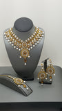 Durable Indian Bollywood Kundan Choker Necklace Set
