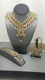 Durable Indian Bollywood Kundan Choker Necklace Set