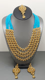 Extremely Elegant Latest High Quality Indian Bollywood Style Long Rani HarNecklace Set