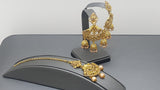 VERY stylish Indian Bollywood Tikka Earrings Set