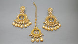 High quality Indian Bollywood Tikka Earrings Set