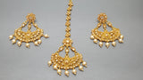 Latest Indian Bollywood Party Wear Chandbali Tikka Earring Set