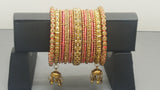 Incredible Traditional Indian Bollywood Silk Thread Full Bangles Set