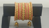 Incredible Traditional Indian Bollywood Silk Thread Full Bangles Set