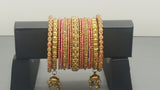 Incredible Traditional Indian Bollywood Silk Thread Full Bangles Set