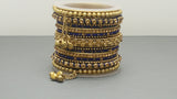 Indian Designer Bollywood  Silk Thread Custom Made Full Bangles Set - Blue