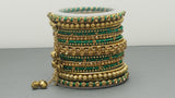 Party wear Indian Bollywood Silk Thread Custom Made Full  Bangles Set