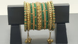 Party wear Indian Bollywood Silk Thread Custom Made Full  Bangles Set