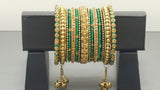 Party wear Indian Bollywood Silk Thread Custom Made Full  Bangles Set