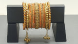 Indian Beautiful Bollywood Style Silk Thread Custom Made Full Bangles Set
