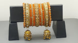 Latest Collection In Indian Bollywood Silk Thread Full Bangles Set