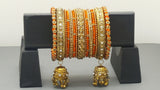 Latest Collection In Indian Bollywood Silk Thread Full Bangles Set
