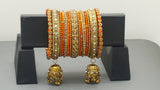 Latest Collection In Indian Bollywood Silk Thread Full Bangles Set