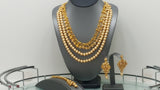 Ethnic Latest Beautiful Collection Indian Wedding Reverse Ad Stone Long Choker Necklace Set
