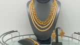 Ethnic Latest Beautiful Collection Indian Wedding Reverse Ad Stone Long Choker Necklace Set