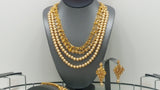 Ethnic Latest Beautiful Collection Indian Wedding Reverse Ad Stone Long Choker Necklace Set