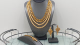 Ethnic Latest Beautiful Collection Indian Wedding Reverse Ad Stone Long Choker Necklace Set