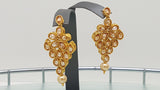 Ethnic Latest Beautiful Collection Indian Wedding Reverse Ad Stone Long Choker Necklace Set