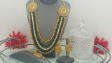 Designer High Quality Latest Collection In Indian Wedding Bollywood  Fashion Rani Har Necklace SetNecklace Set